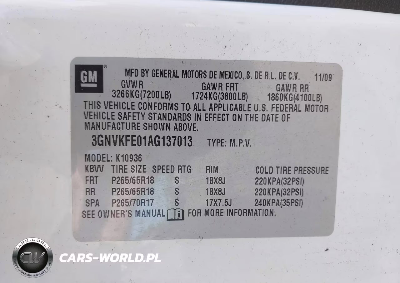 2010 Chevrolet Avalanche 1500 Lt1 VIN:3GNVKFE01AG137013 - 9