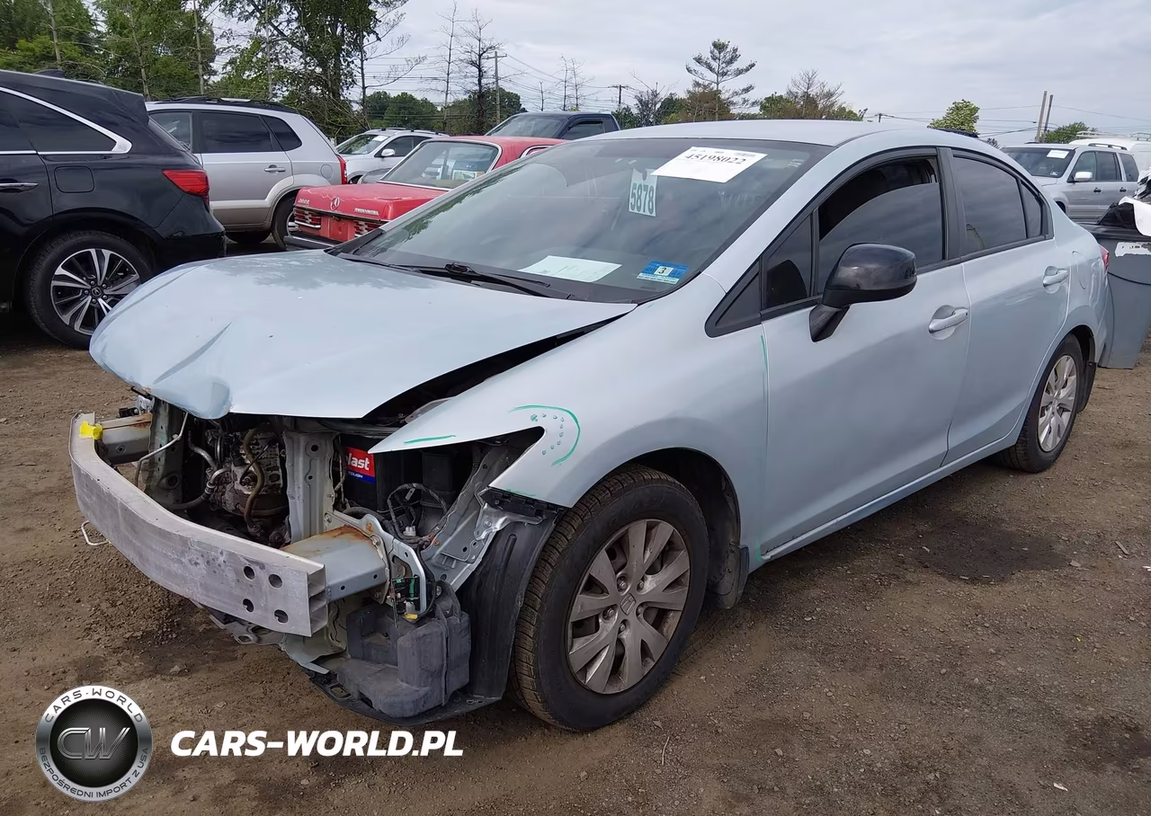 2012 Honda Civic Lx VIN:2HGFB2F52CH528630 - 2