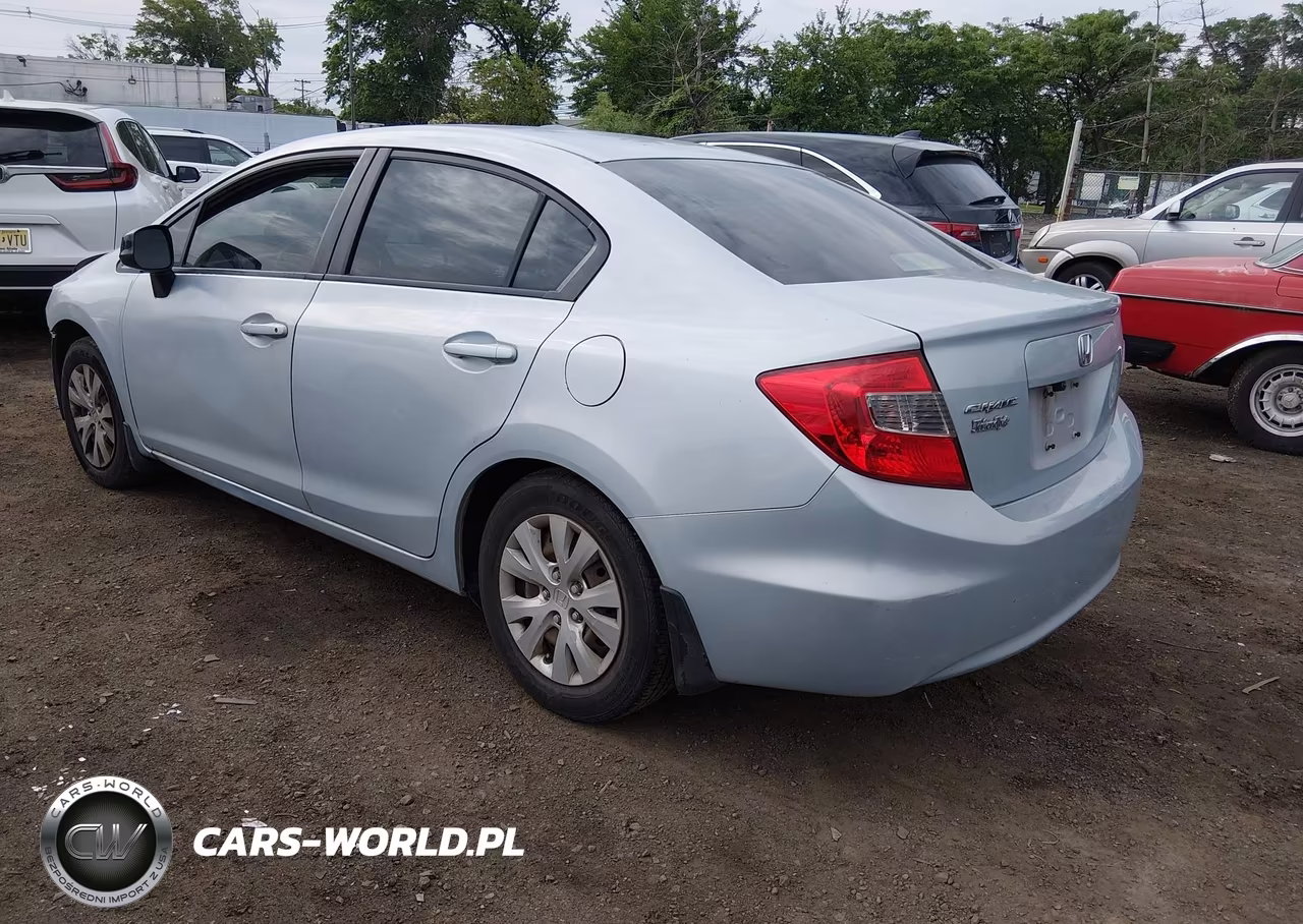 2012 Honda Civic Lx VIN:2HGFB2F52CH528630 - 3