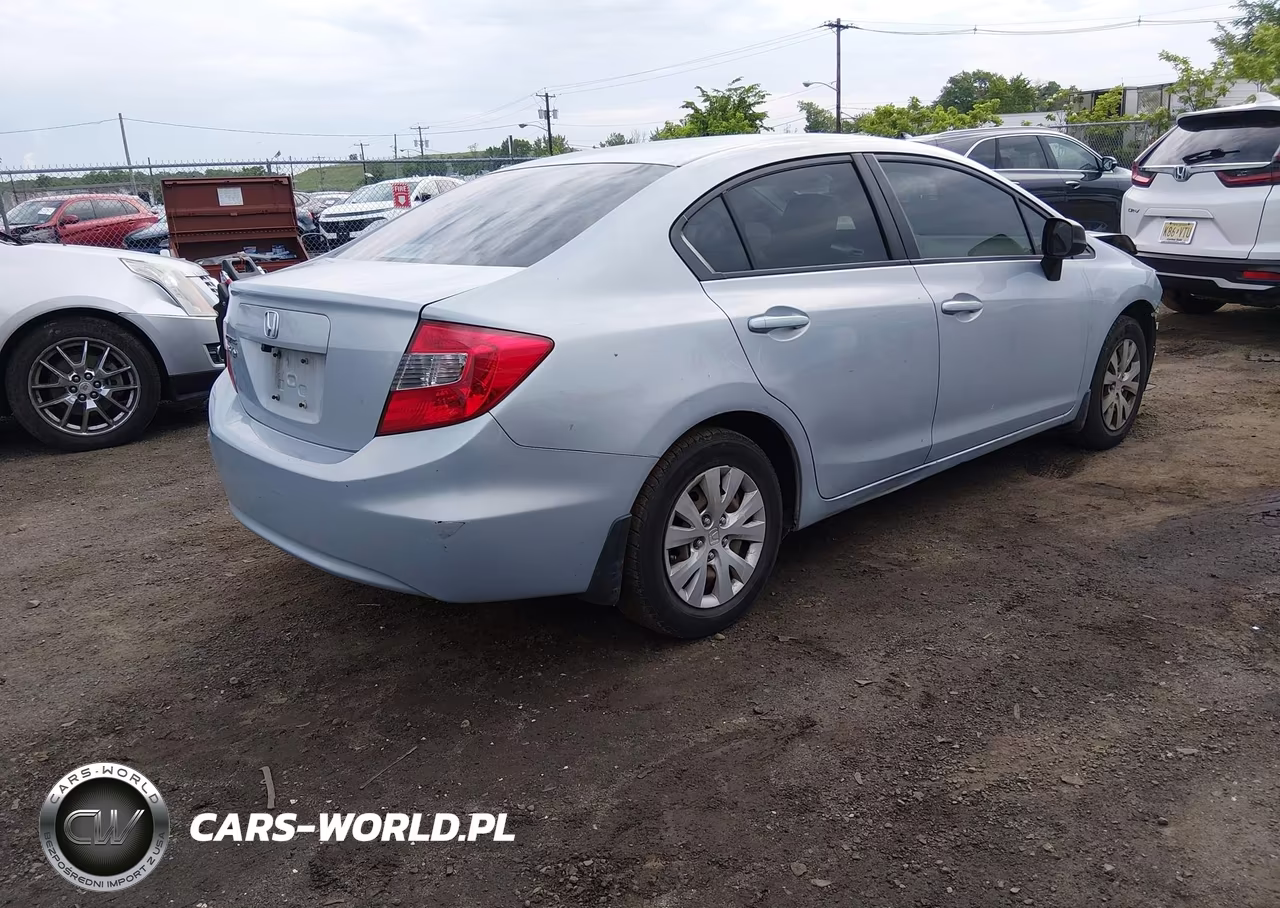 2012 Honda Civic Lx VIN:2HGFB2F52CH528630 - 4