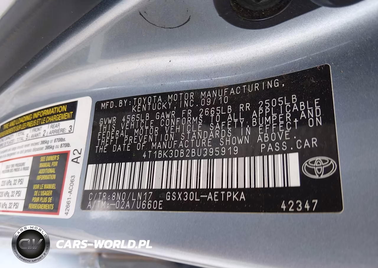2011 Toyota Avalon Limited VIN:4T1BK3DB2BU395919 - 9