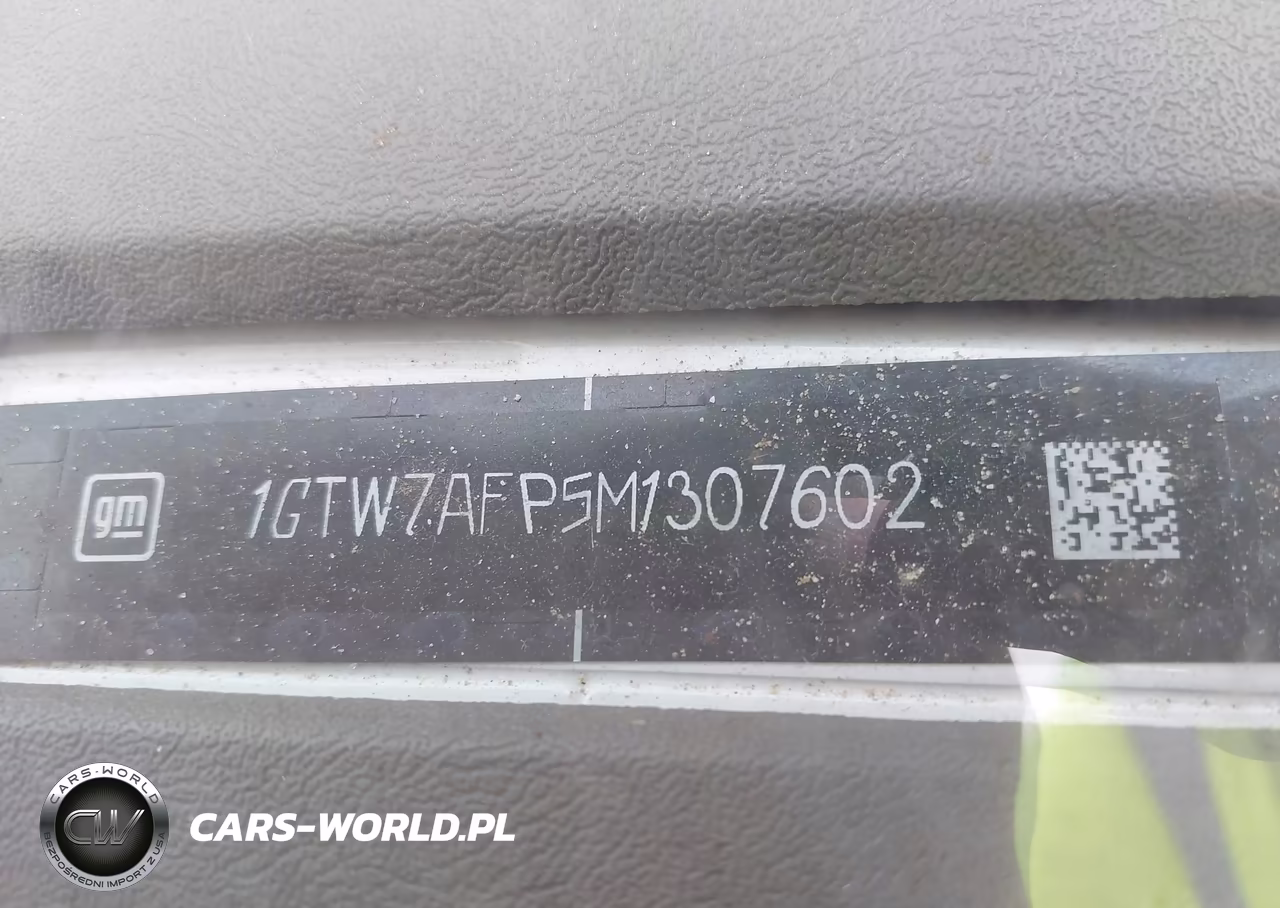 2021 GMC Savana Cargo Rwd 2500 Regular Wheelbase Work Van VIN:1GTW7AFP5M1307602 - 9