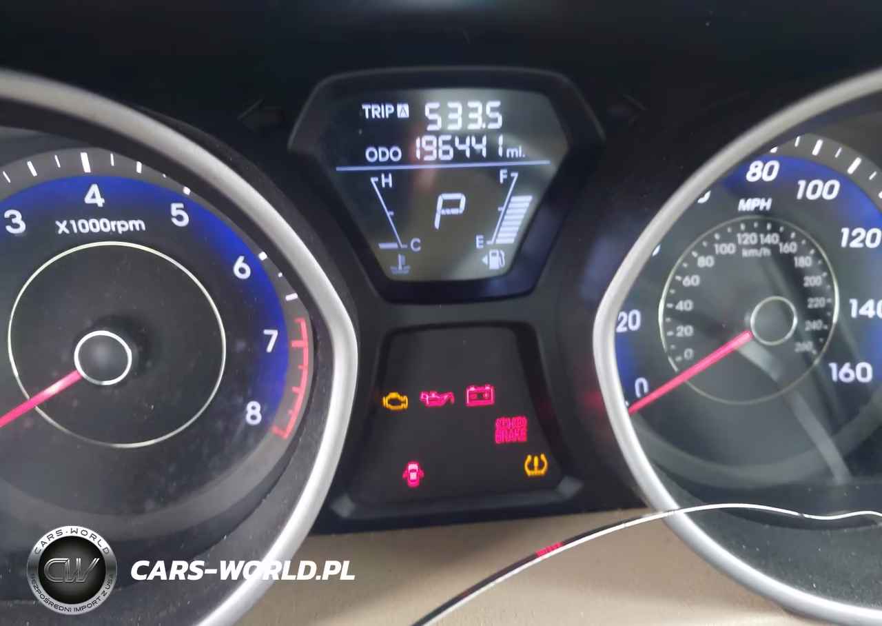 2013 Hyundai Elantra Gls VIN:KMHDH4AE1DU632978 - 15