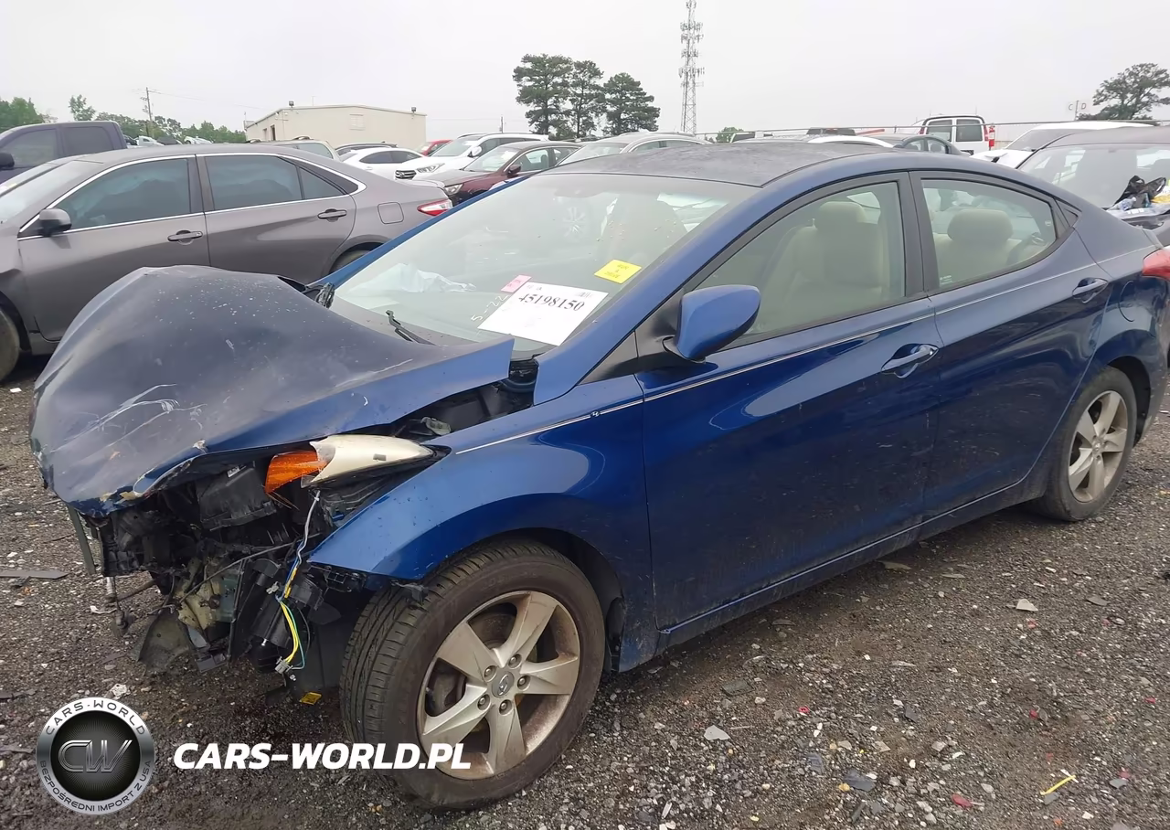 2013 Hyundai Elantra Gls VIN:KMHDH4AE1DU632978 - 2