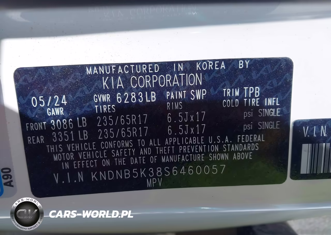 2025 Kia Carnival Mpv Lxs VIN:KNDNB5K38S6460057 - 9