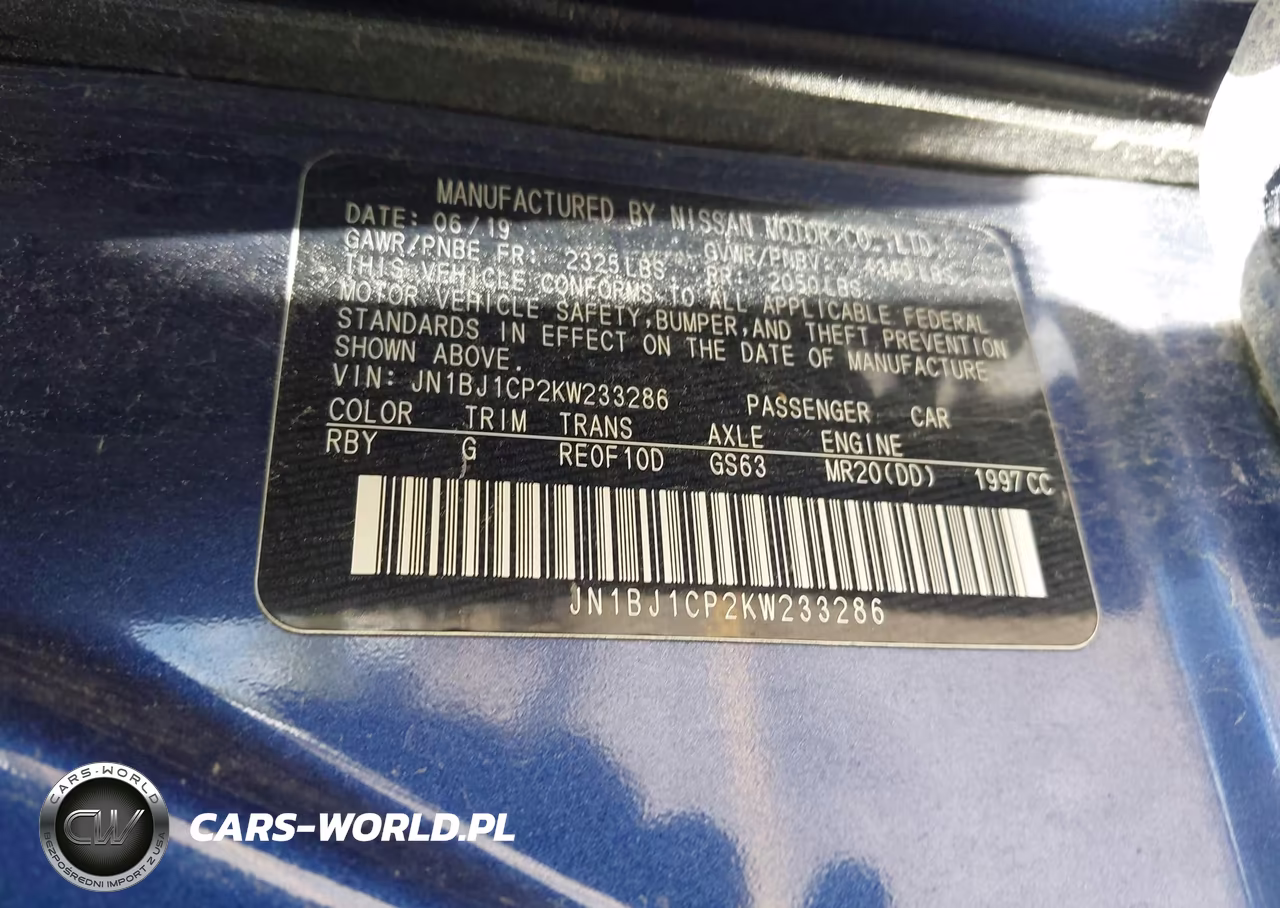 2019 Nissan Rogue Sport S VIN:JN1BJ1CP2KW233286 - 9