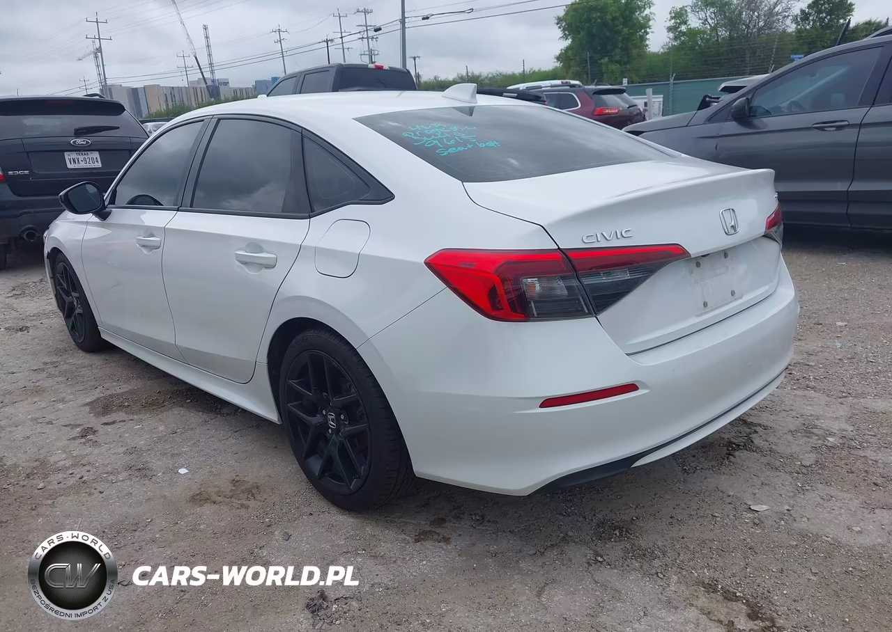 2022 Honda Civic Sport VIN:2HGFE2F53NH527982 - 3