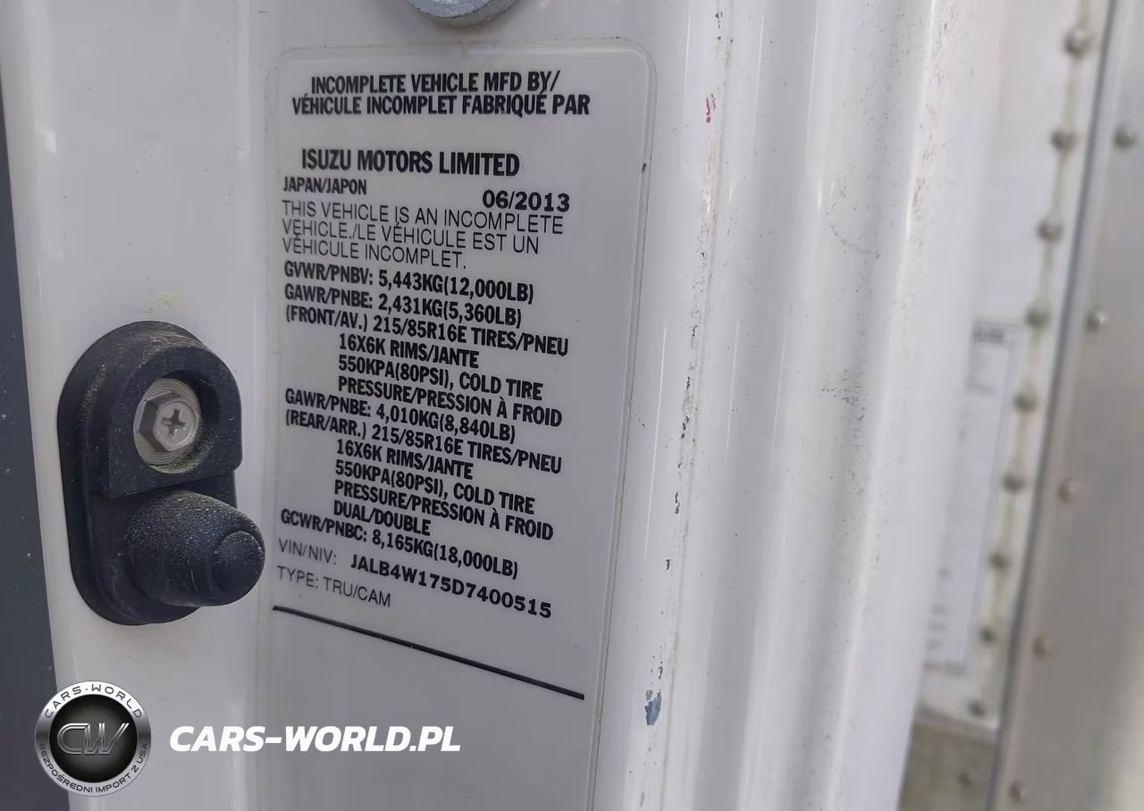 2013 Isuzu Npr Dsl Reg At Eco-Max VIN:JALB4W175D7400515 - 8