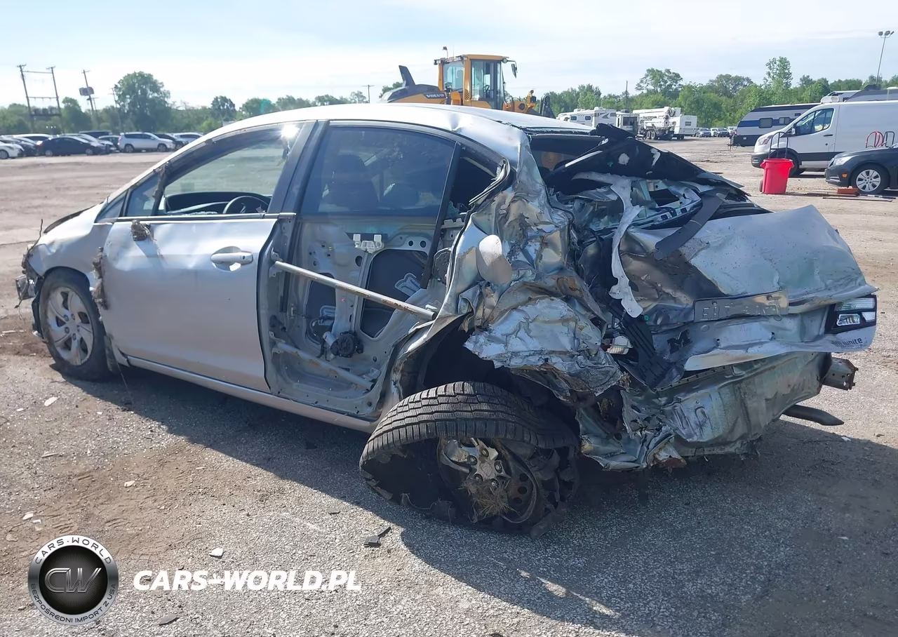 2013 Honda Civic Lx VIN:19XFB2F51DE016613 - 3
