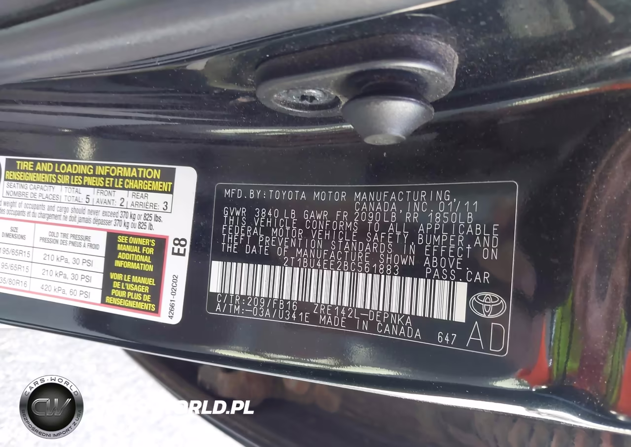 2011 Toyota Corolla Le VIN:2T1BU4EE2BC561883 - 9
