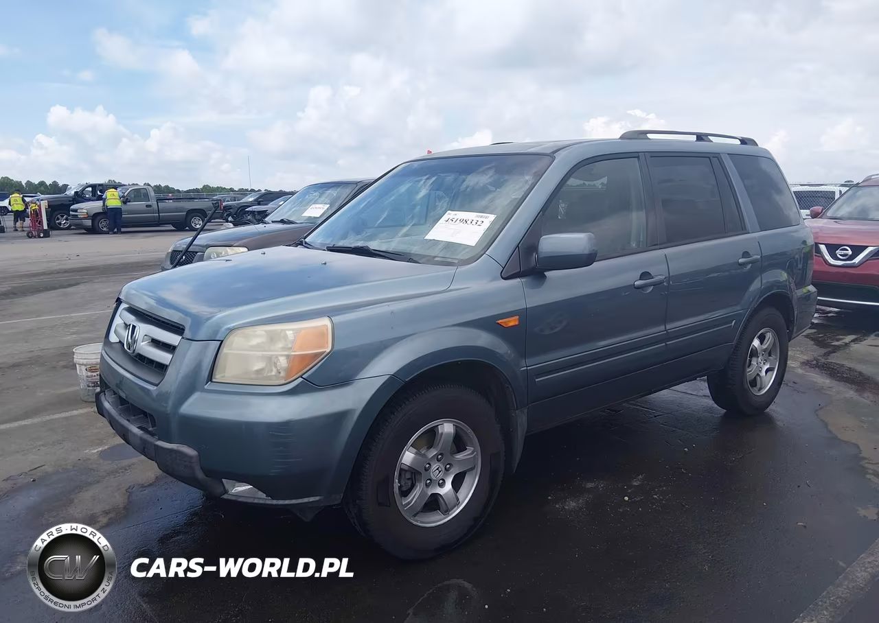 2007 Honda Pilot Ex-L VIN:5FNYF28587B041260 - 2