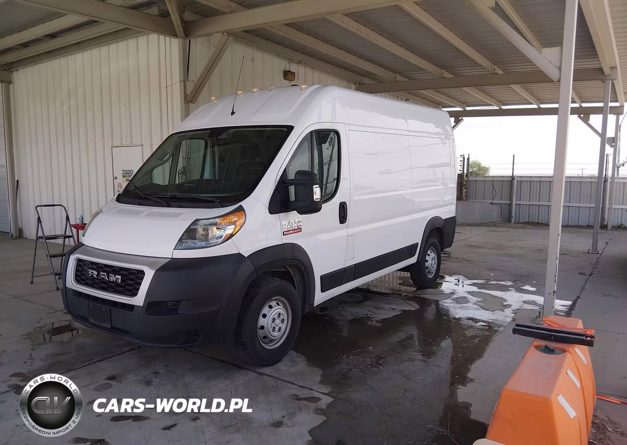 2019 Ram Promaster 2500 High Roof 136 Wb VIN:3C6TRVCG8KE566126 - 2