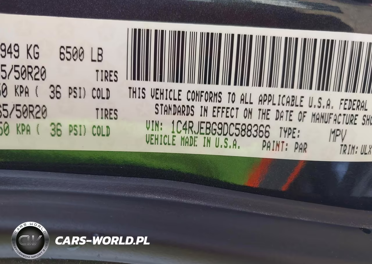 2013 Jeep Grand Cherokee Limited VIN:1C4RJEBG9DC588366 - 9