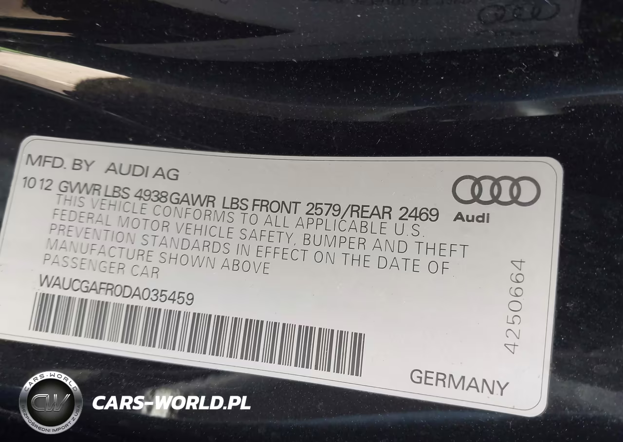 2013 Audi S5 3.0T Premium Plus VIN:WAUCGAFR0DA035459 - 9