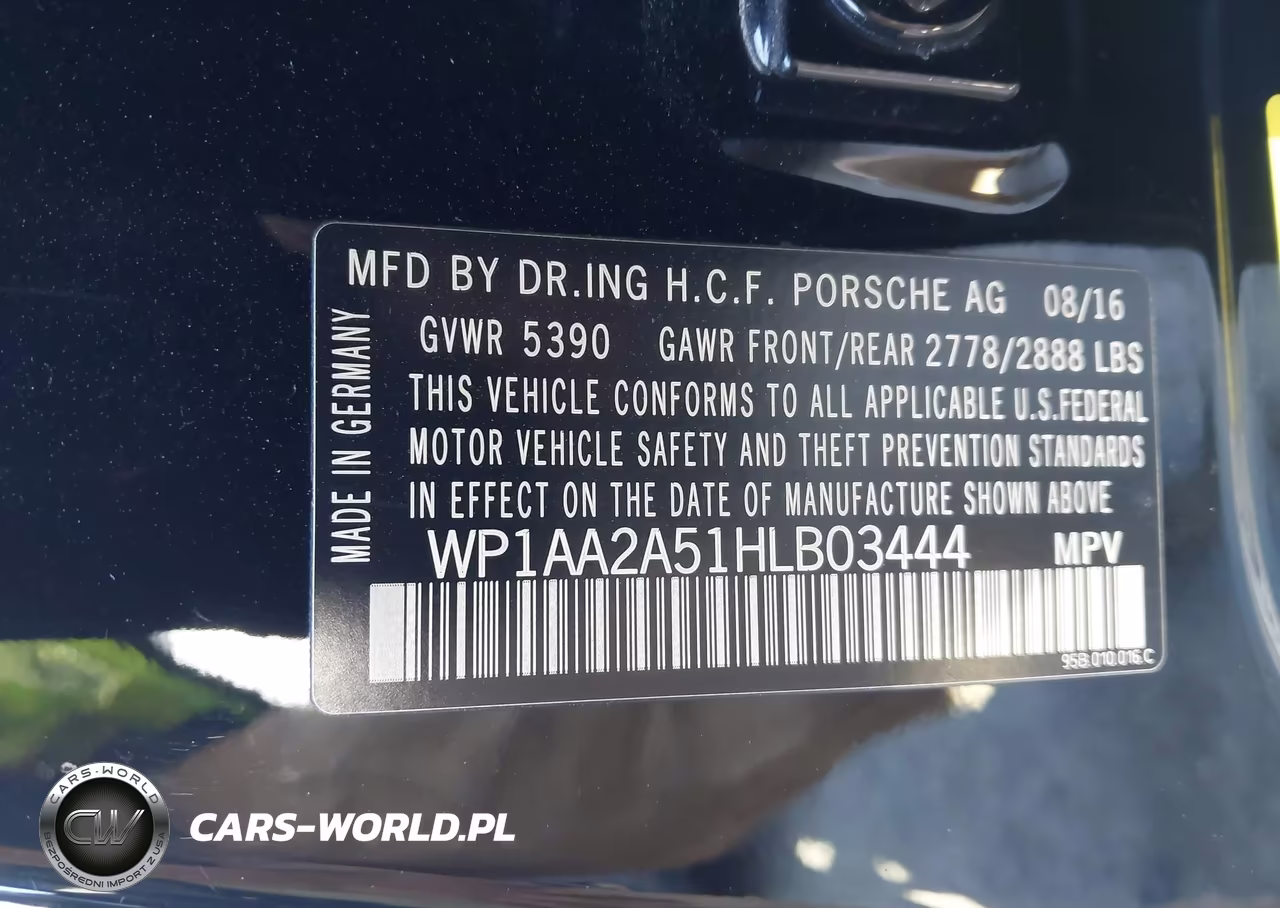 2017 Porsche Macan VIN:WP1AA2A51HLB03444 - 9