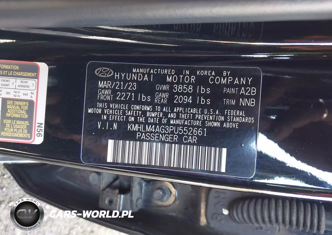 2023 Hyundai Elantra Sel VIN:KMHLM4AG3PU552661 - 9