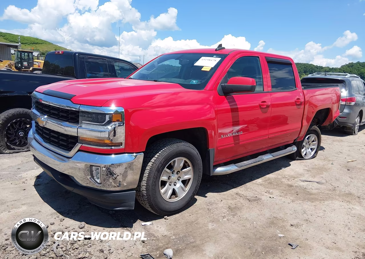 2018 Chevrolet Silverado 1500 1Lt VIN:3GCUKREC8JG626492 - 2