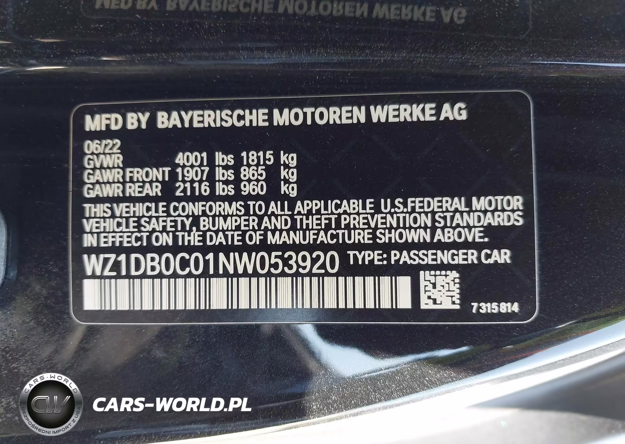2022 Toyota Gr Supra 3.0 Premium VIN:WZ1DB0C01NW053920 - 9