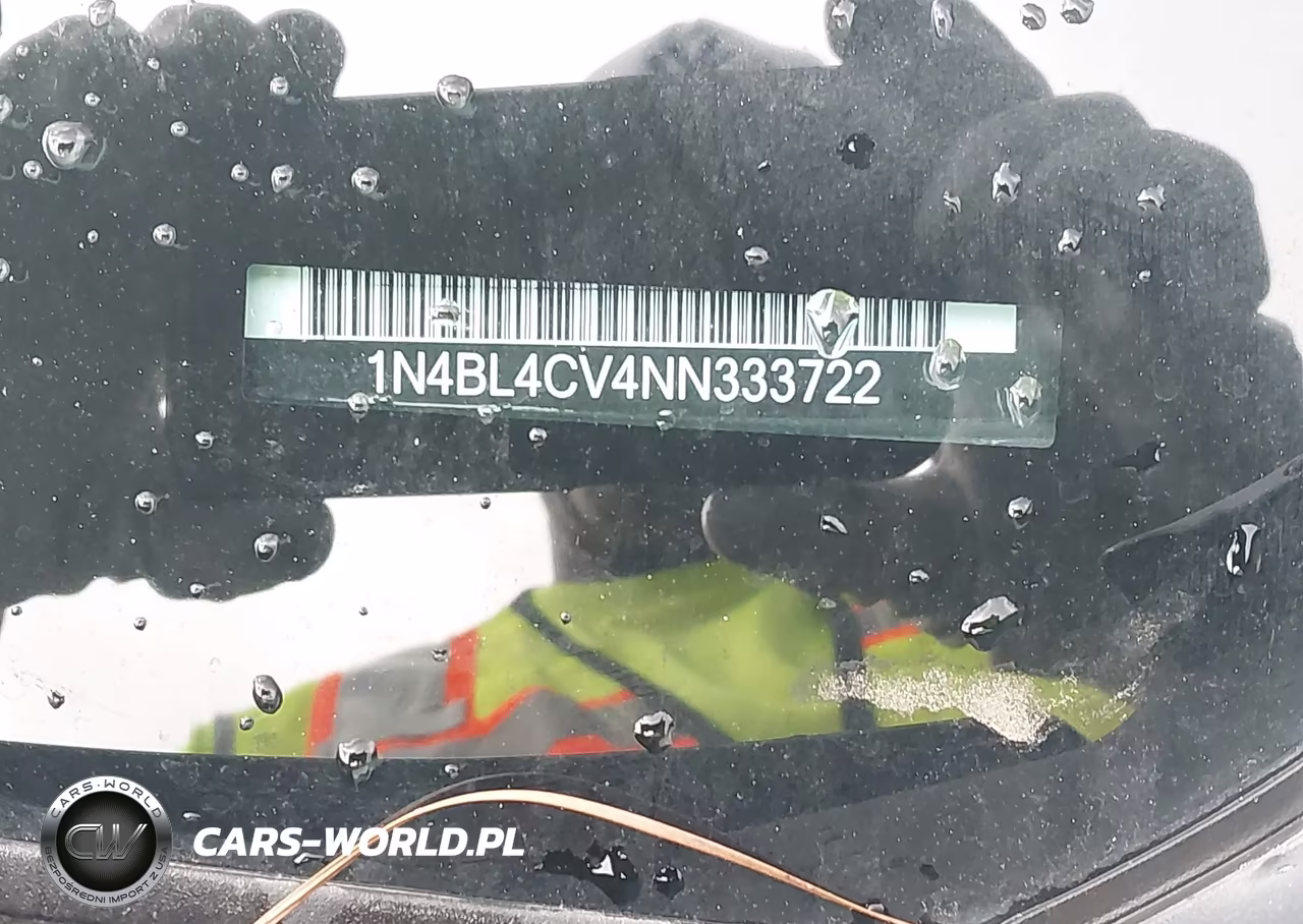 2022 Nissan Altima Sr Fwd VIN:1N4BL4CV4NN333722 - 9