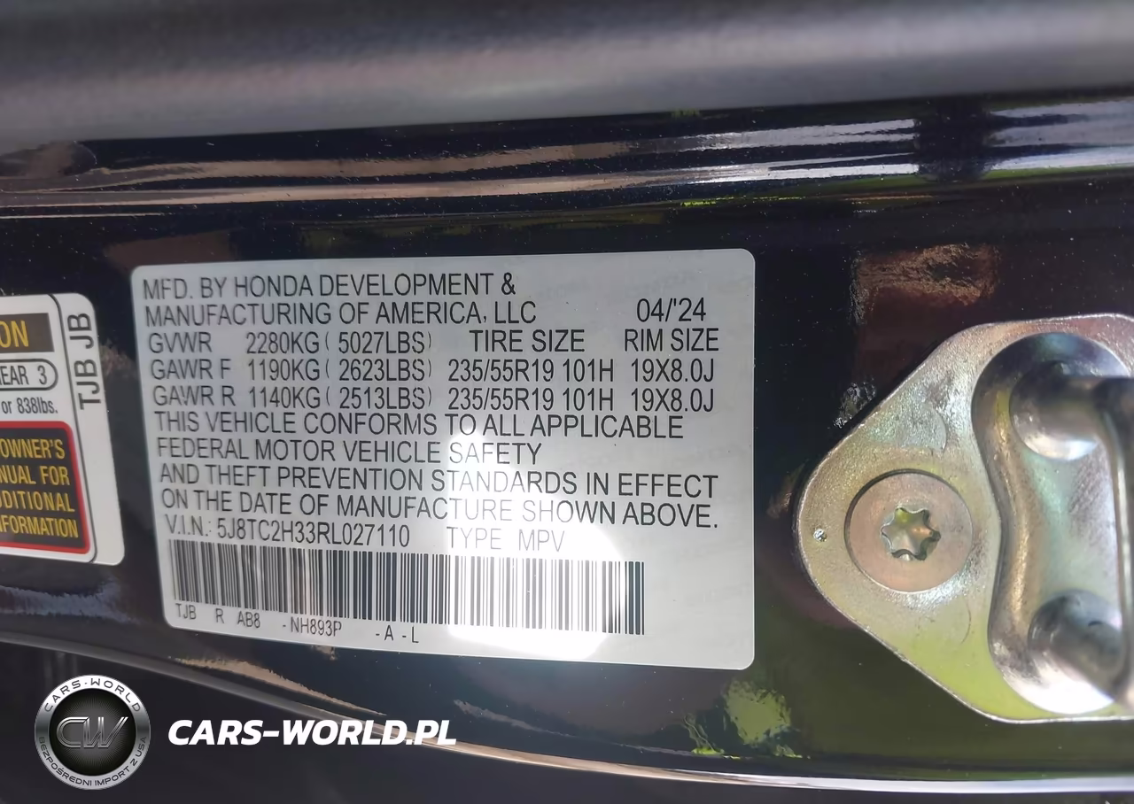 2024 Acura Rdx Standard VIN:5J8TC2H33RL027110 - 9