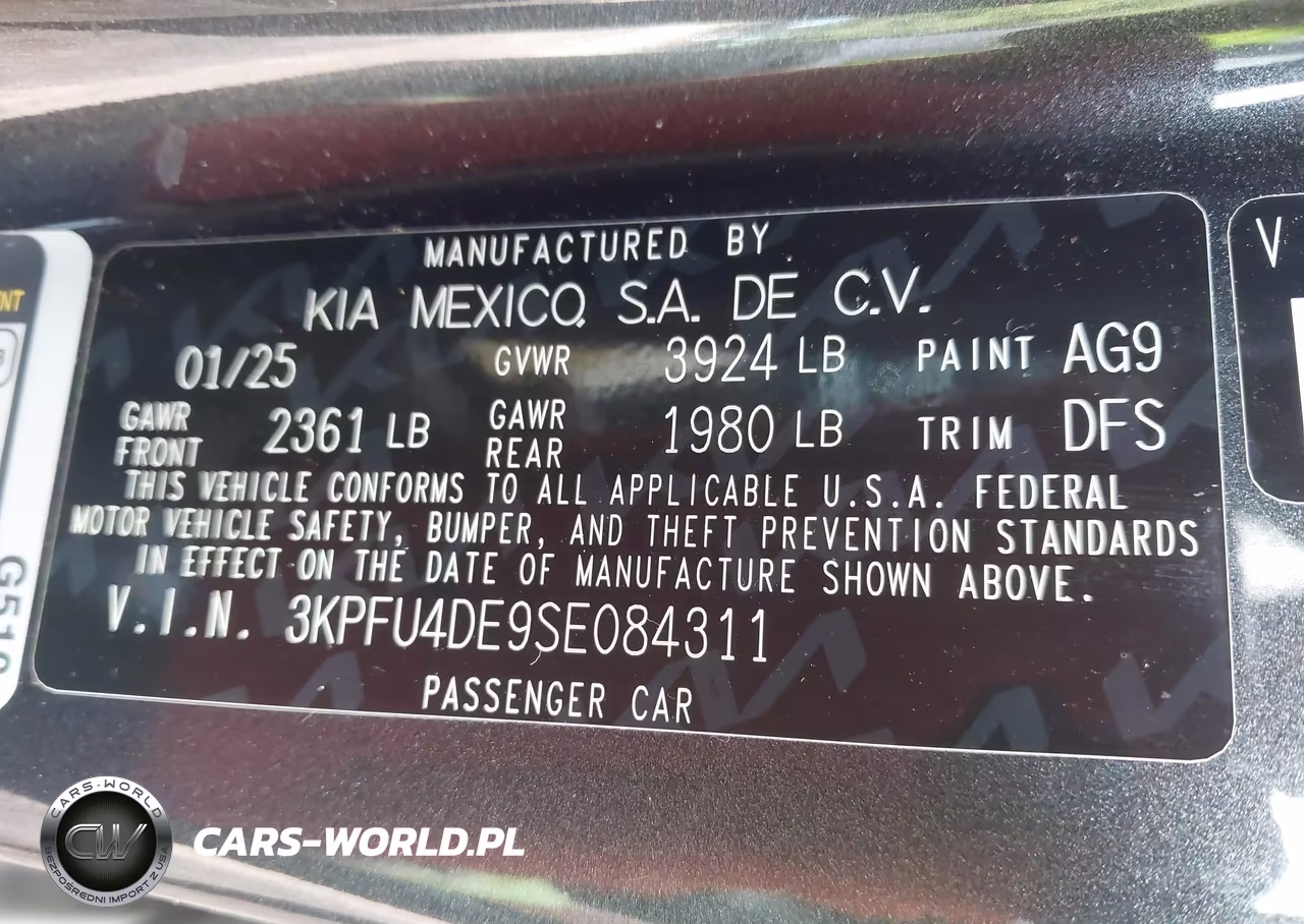2025 Kia K4 Ex VIN:3KPFU4DE9SE084311 - 9