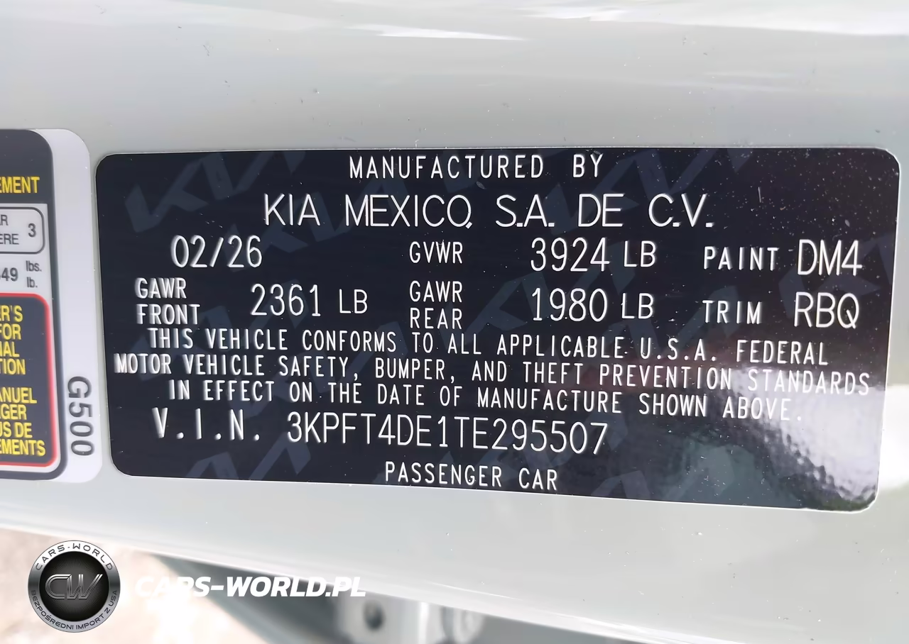 2026 Kia K4 Lxs VIN:3KPFT4DE1TE295507 - 9