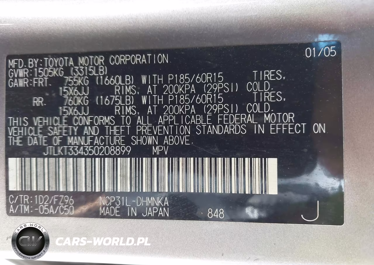 2005 Scion Xb VIN:JTLKT334350208899 - 9