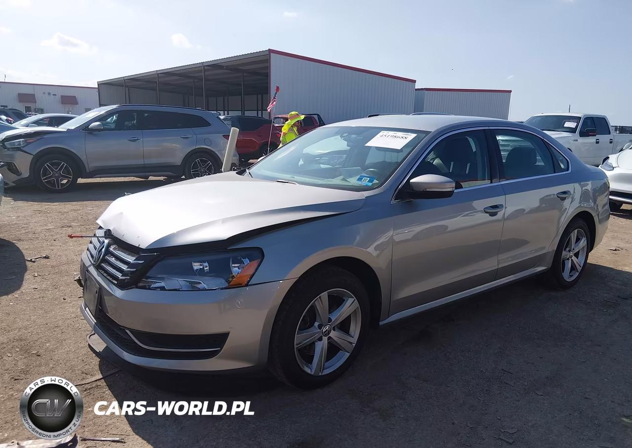 2013 Volkswagen Passat 2.5L Se VIN:1VWBP7A32DC021102 - 2