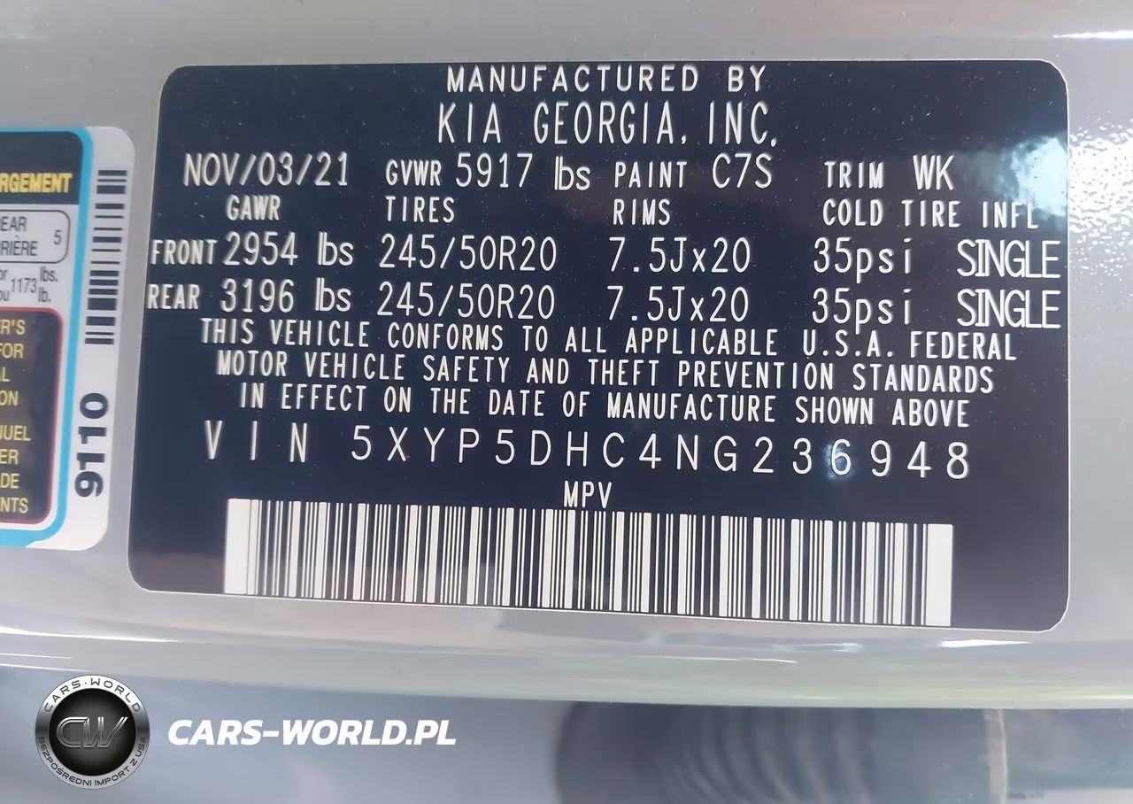 2022 Kia Telluride Sx VIN:5XYP5DHC4NG236948 - 9
