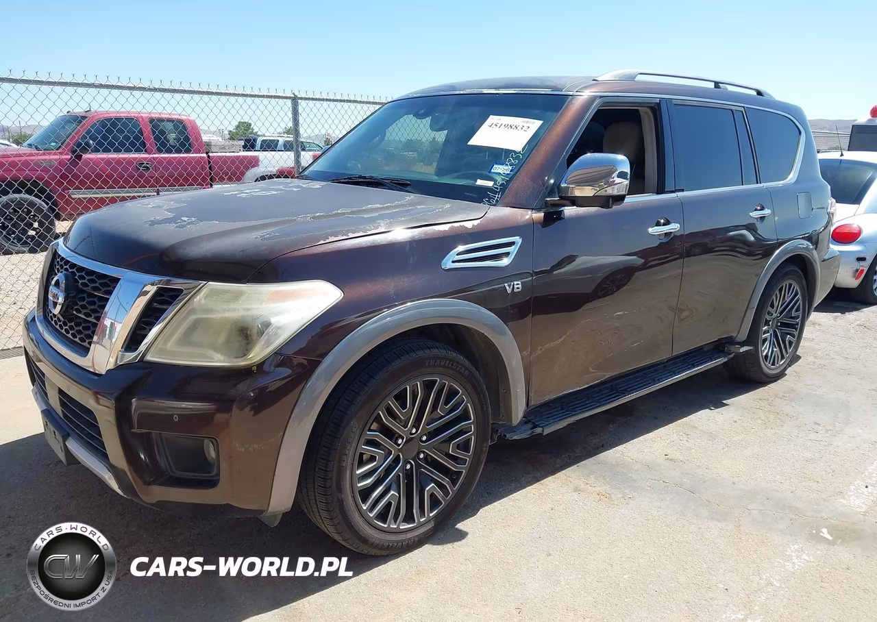 2017 Nissan Armada Sl VIN:JN8AY2NDXH9011426 - 2