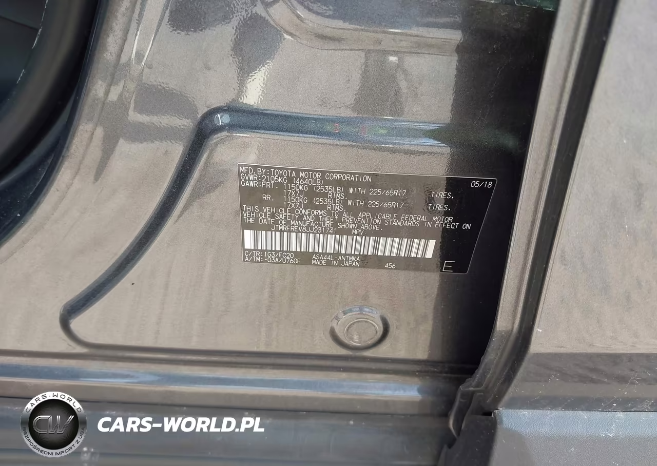 2018 Toyota Rav4 Xle VIN:JTMRFREV8JJ231741 - 9
