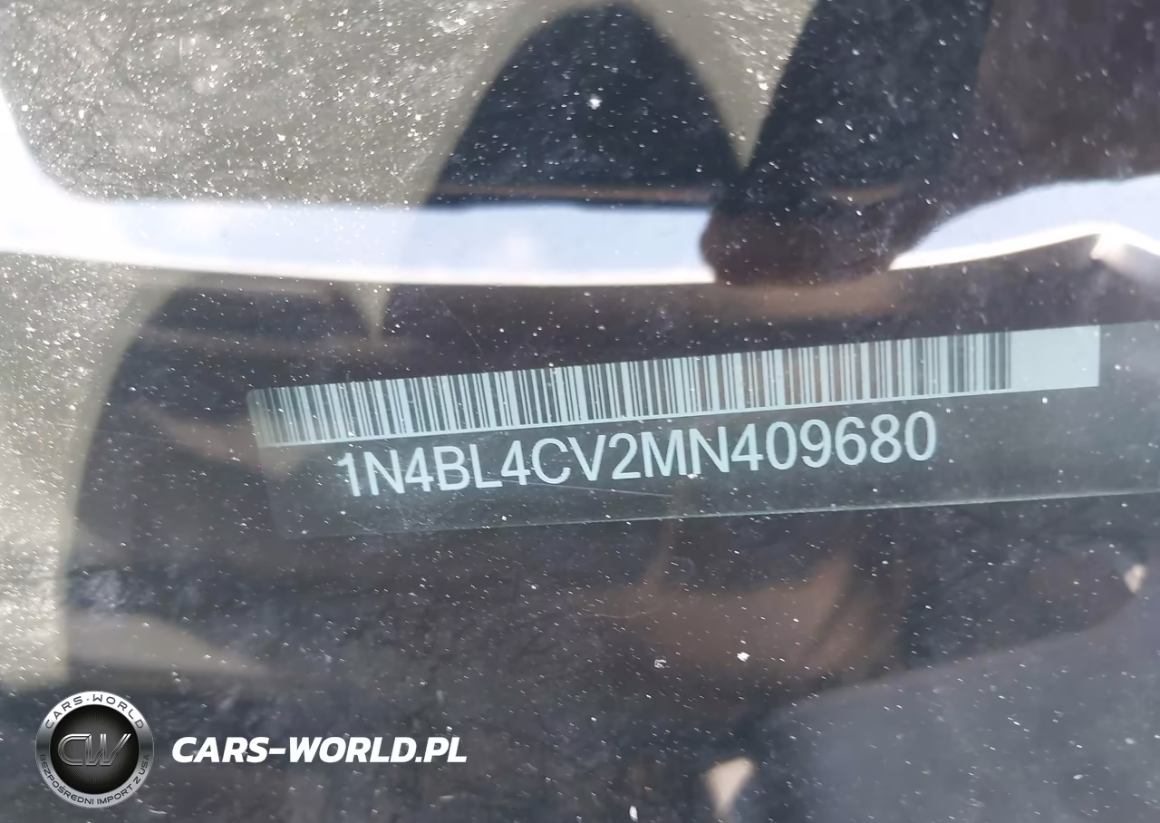 2021 Nissan Altima Sr Fwd VIN:1N4BL4CV2MN409680 - 9