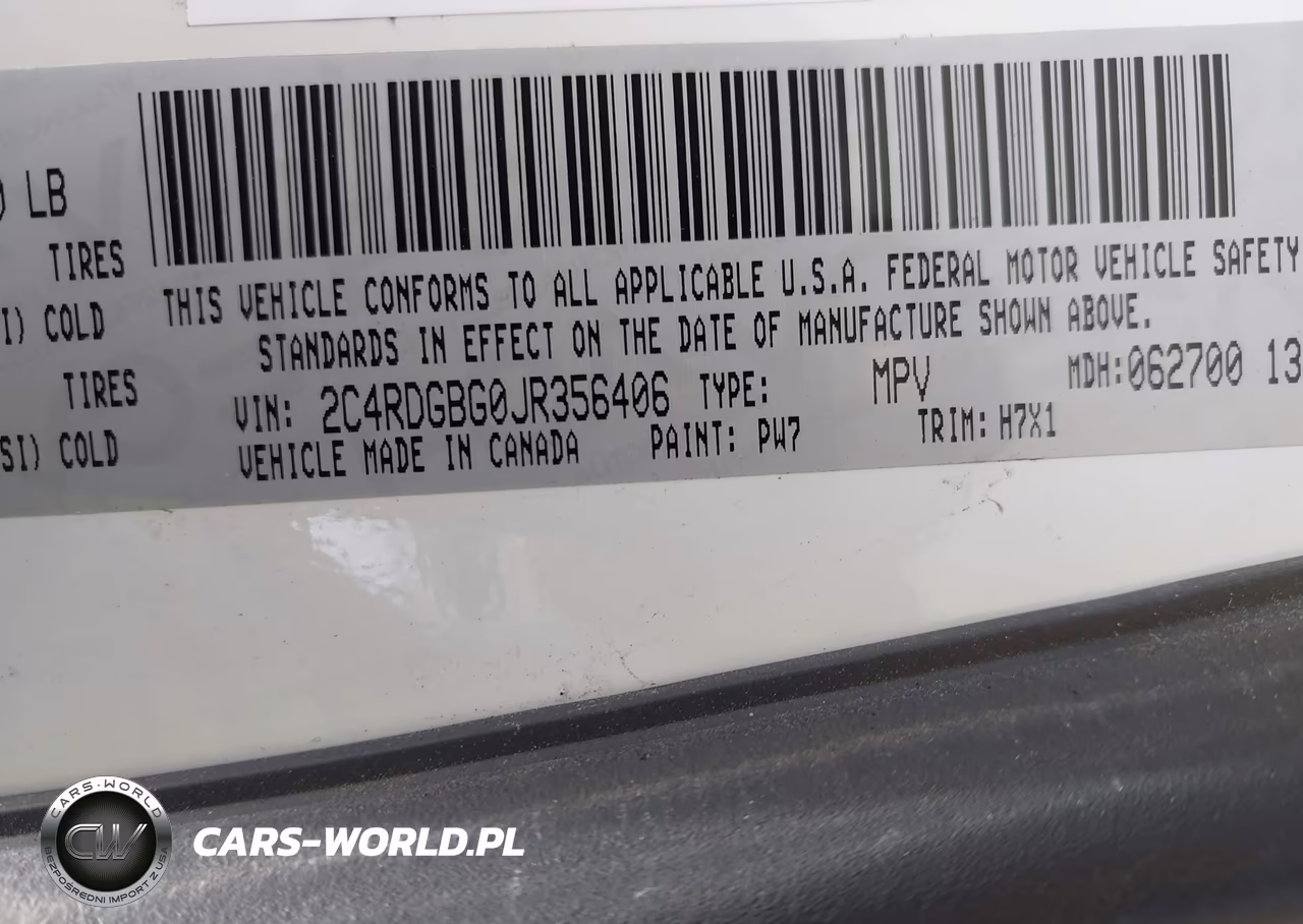 2018 Dodge Grand Caravan Se VIN:2C4RDGBG0JR356406 - 9