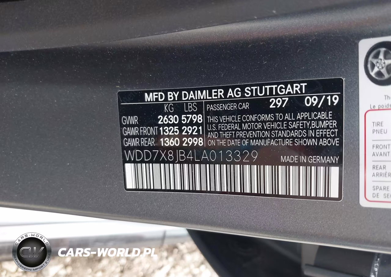 2020 Mercedes-Benz Amg Gt 63 4-Door Coupe VIN:WDD7X8JB4LA013329 - 9