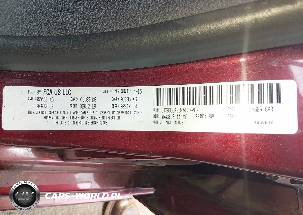 2015 Chrysler 200 Limited VIN:1C3CCCAB3FN694267 - 9