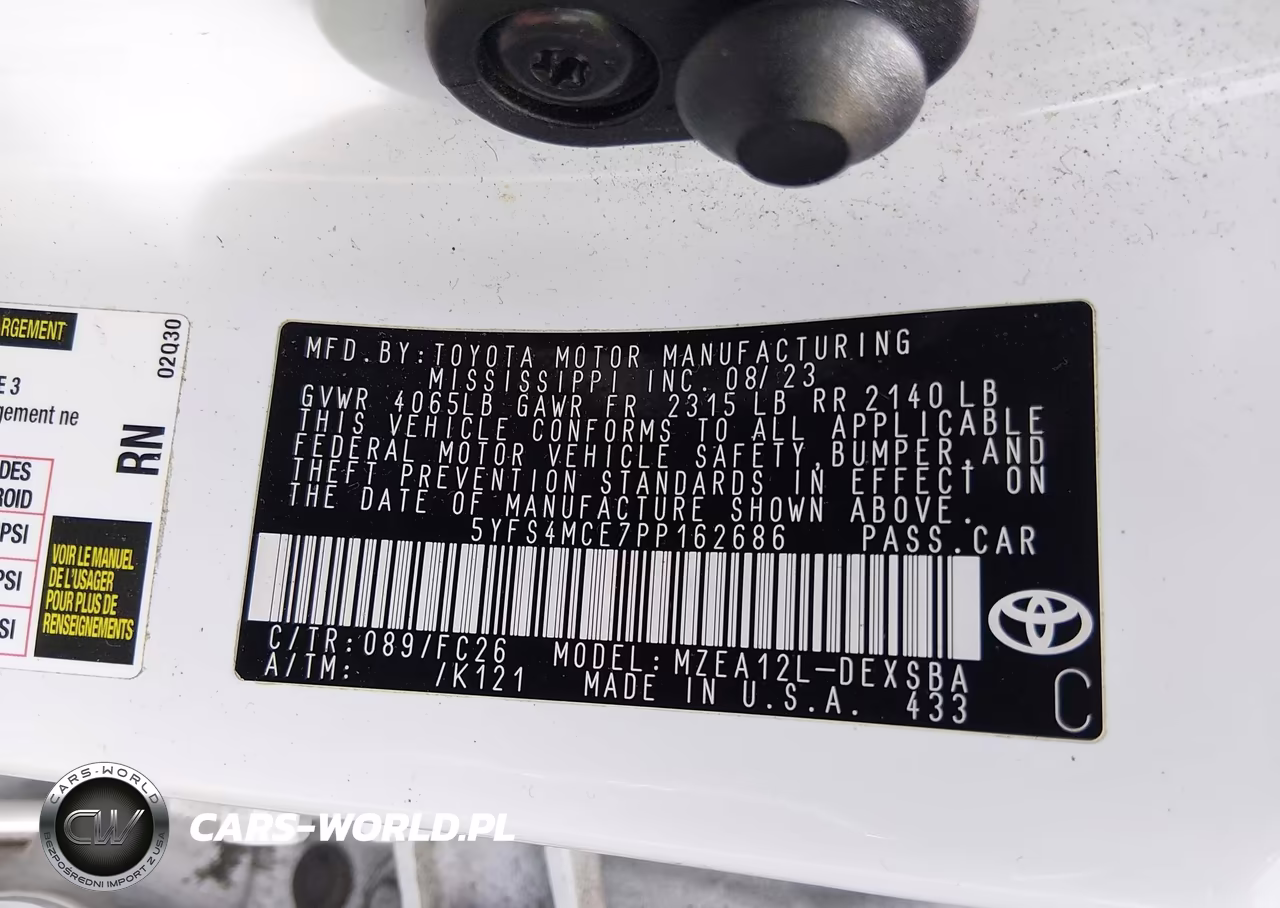 2023 Toyota Corolla Se VIN:5YFS4MCE7PP162686 - 9