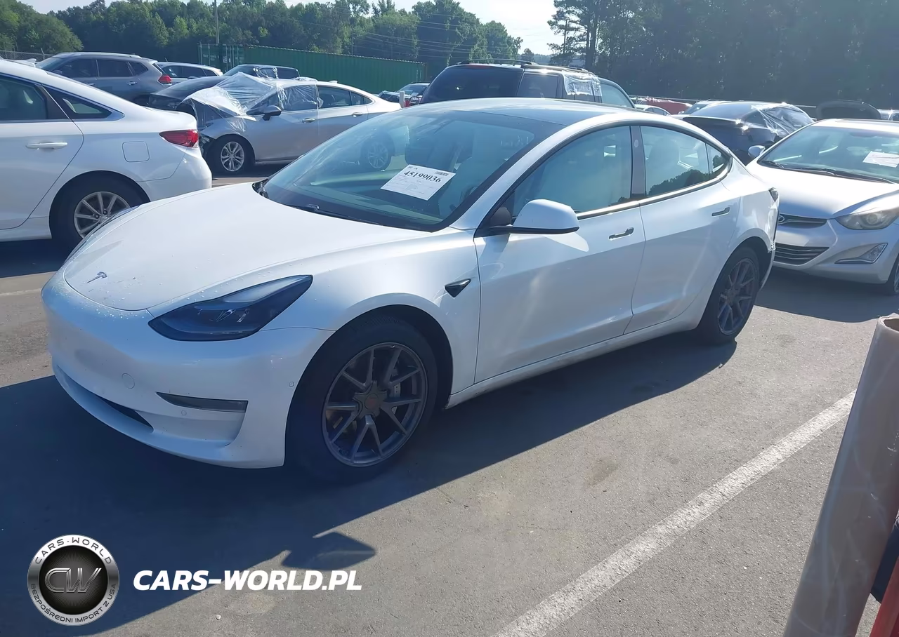 2021 Tesla Model 3 Long Range VIN:5YJ3E1EBXMF059692 - 2