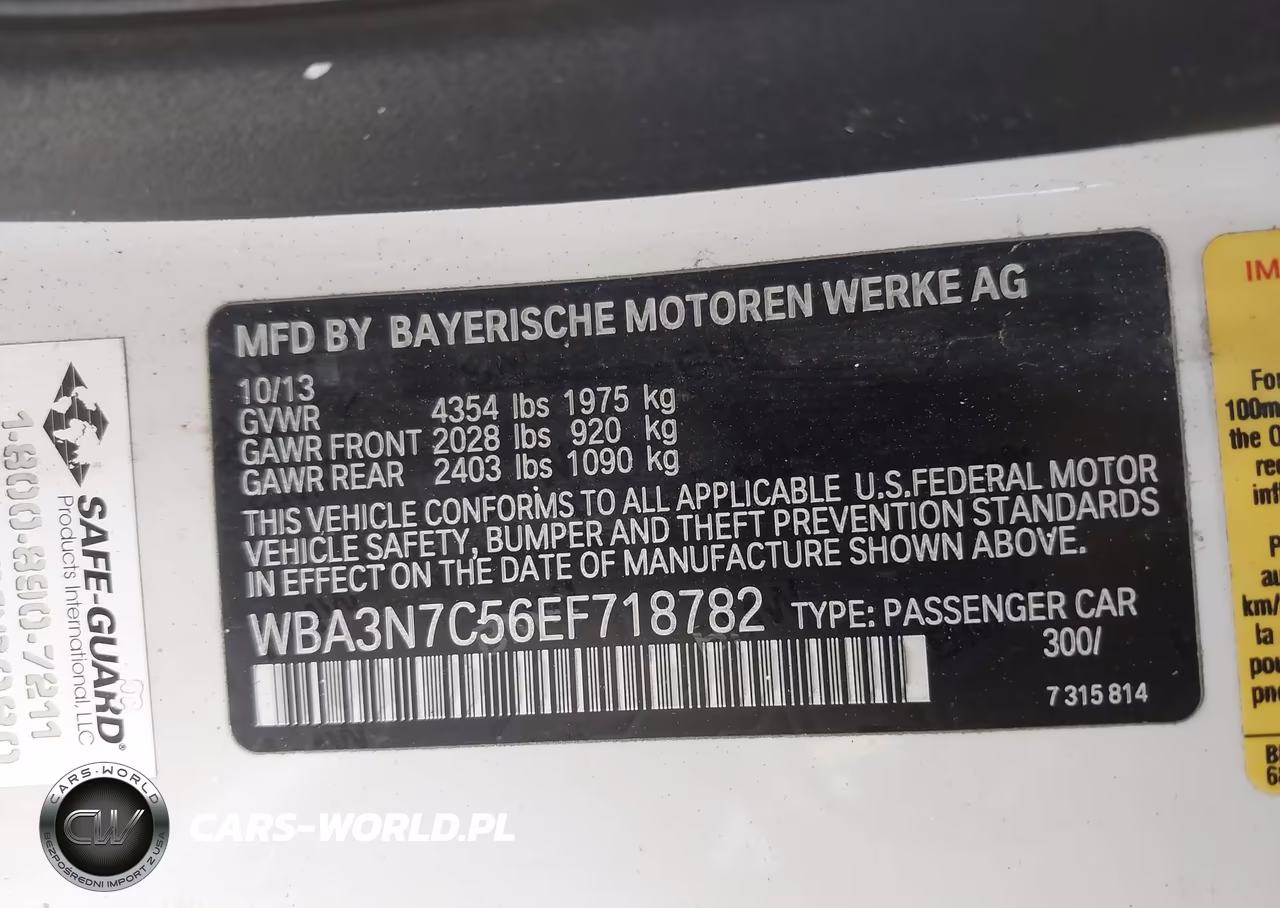 2014 BMW 428I VIN:WBA3N7C56EF718782 - 9