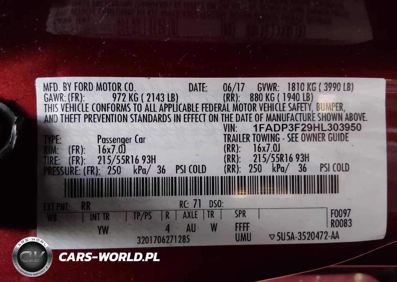 2017 Ford Focus Se VIN:1FADP3F29HL303950 - 9