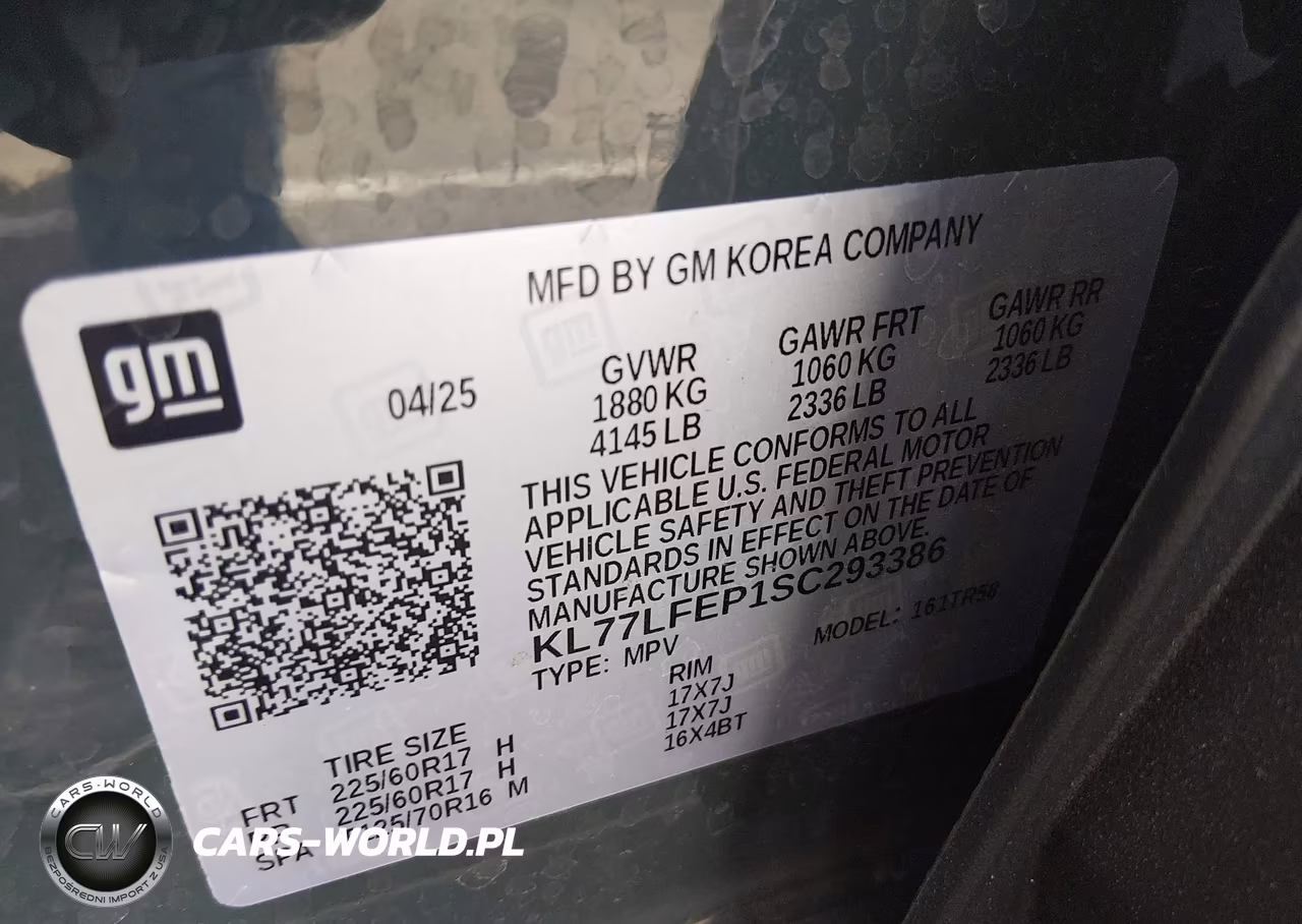 2025 Chevrolet Trax Fwd Ls VIN:KL77LFEP1SC293386 - 9