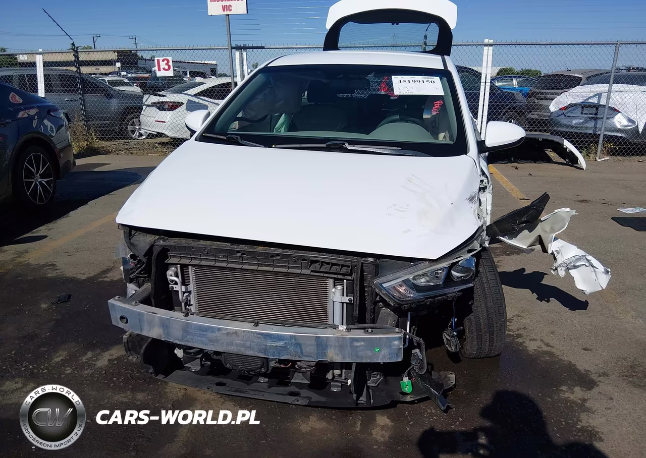 2017 Hyundai Ioniq Hybrid Blue VIN:KMHC65LC1HU022233 - 6