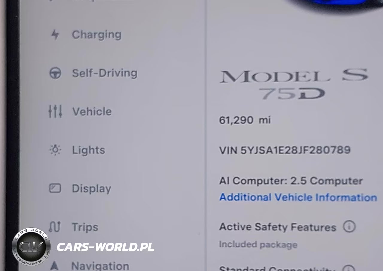 2018 Tesla Model S 100D-75D-P100D VIN:5YJSA1E28JF280789 - 14