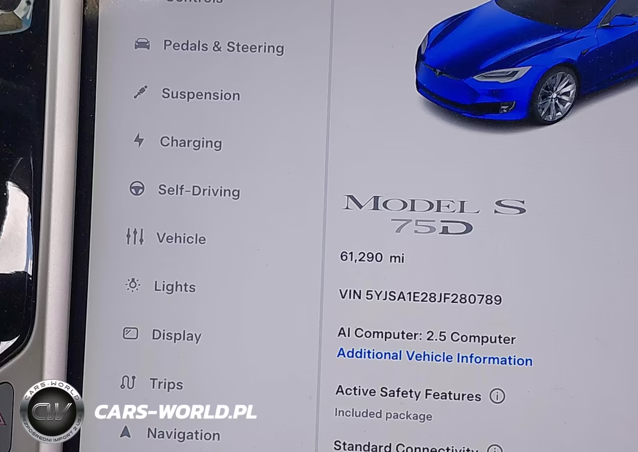 2018 Tesla Model S 100D-75D-P100D VIN:5YJSA1E28JF280789 - 7