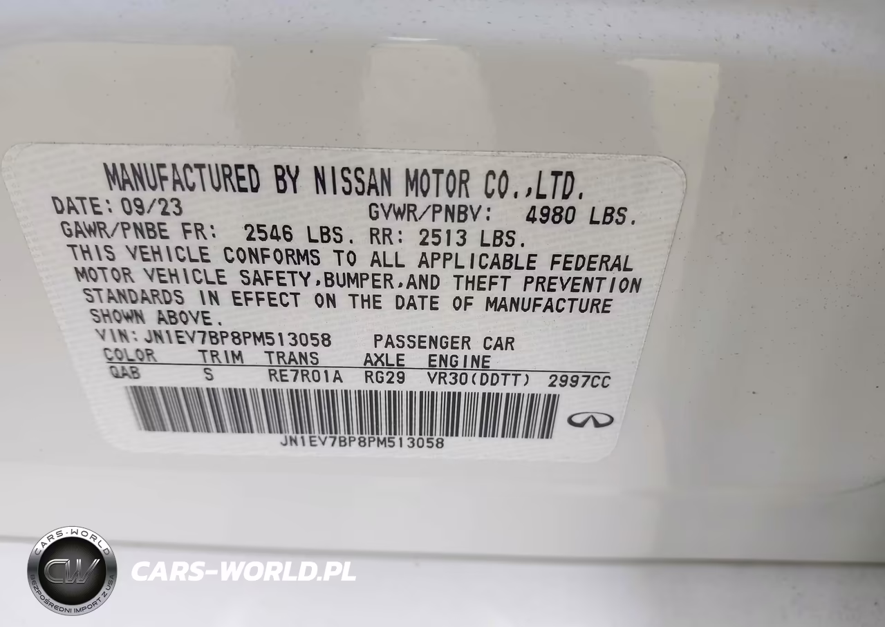2023 Infiniti Q50 Luxe VIN:JN1EV7BP8PM513058 - 9