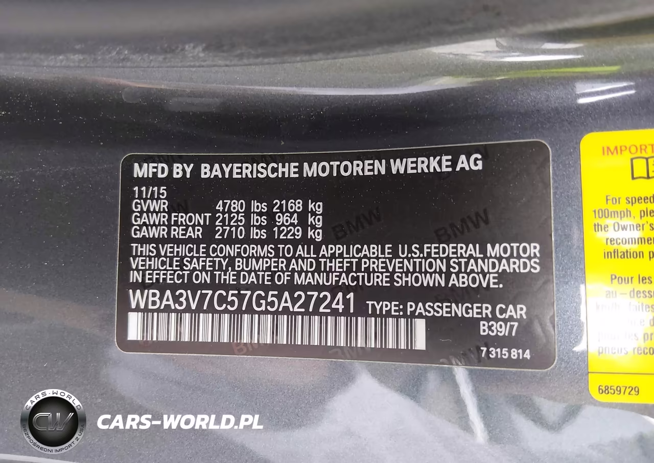 2016 BMW 428I VIN:WBA3V7C57G5A27241 - 9