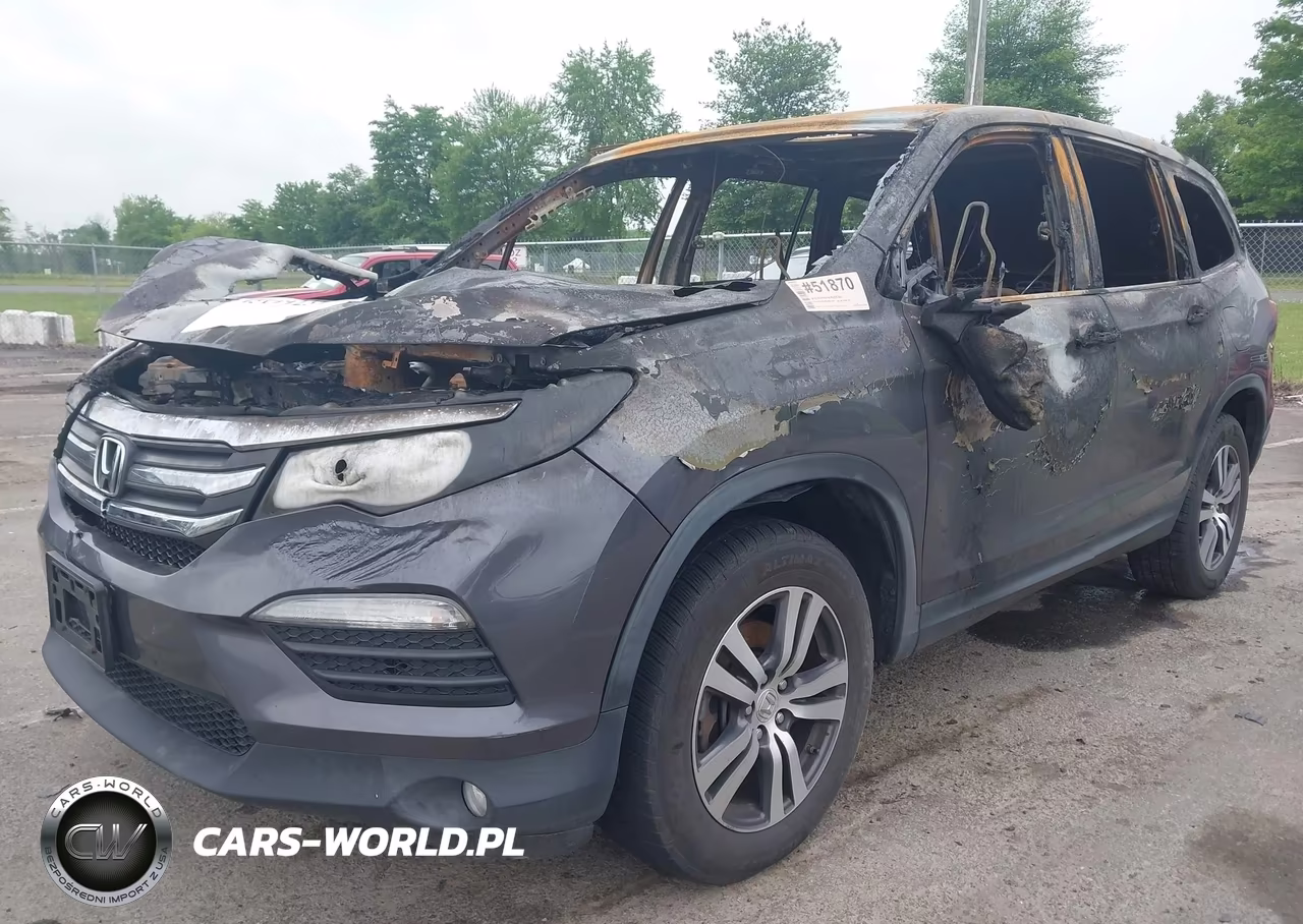 2018 Honda Pilot Ex-L VIN:5FNYF6H56JB011186 - 2