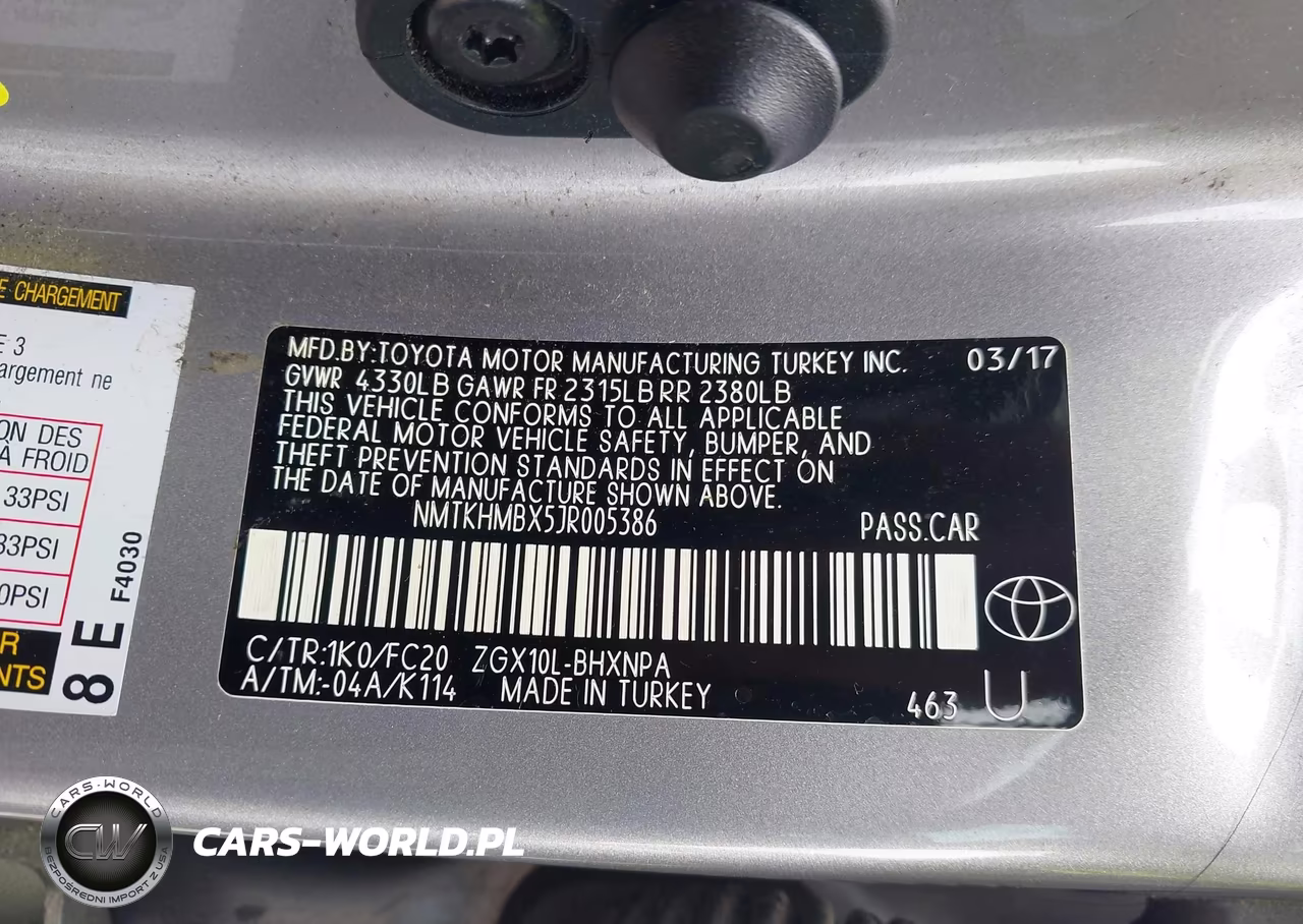 2018 Toyota C-Hr Xle VIN:NMTKHMBX5JR005386 - 9