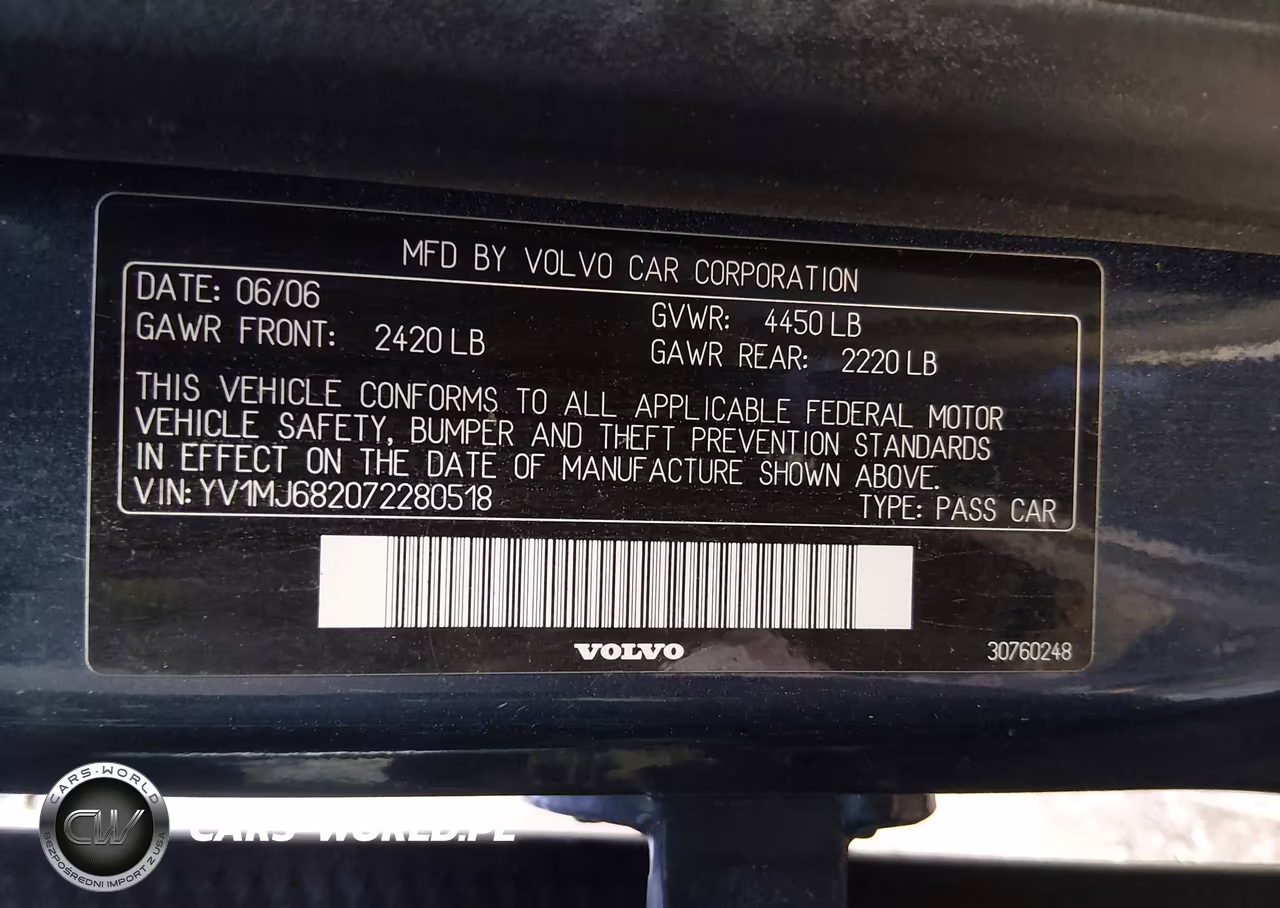 2007 Volvo V50 T5 VIN:YV1MJ682072280518 - 9