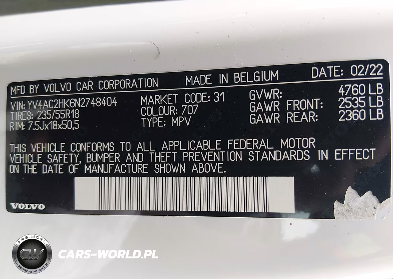 2022 Volvo Xc40 T4 Momentum VIN:YV4AC2HK6N2748404 - 9