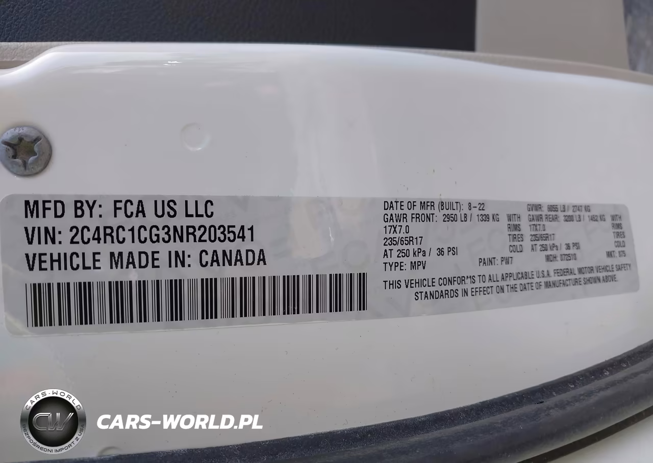 2022 Chrysler Voyager Lx VIN:2C4RC1CG3NR203541 - 9